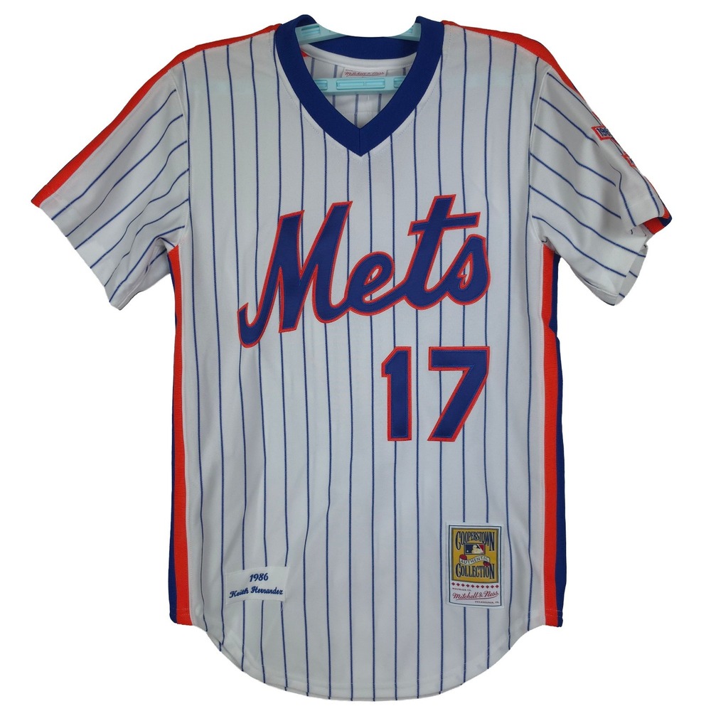 Authentic Keith Hernandez NY Mets Mitchell & Ness MLB Small Jersey White NWT